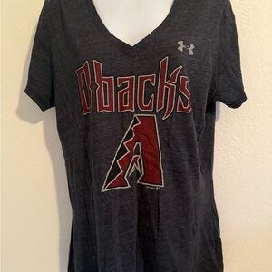 Under Armour Gray Diamondbacks T-Shirt